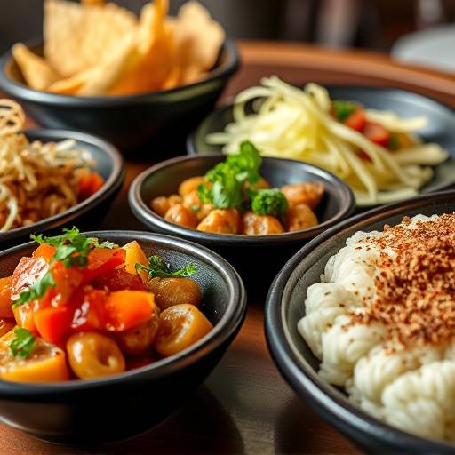 An appetizing promotional video for 'The Golden Spoon' restaurant, featuring close-up shots of their signature dishes with vibrant colors and appealing textures.
